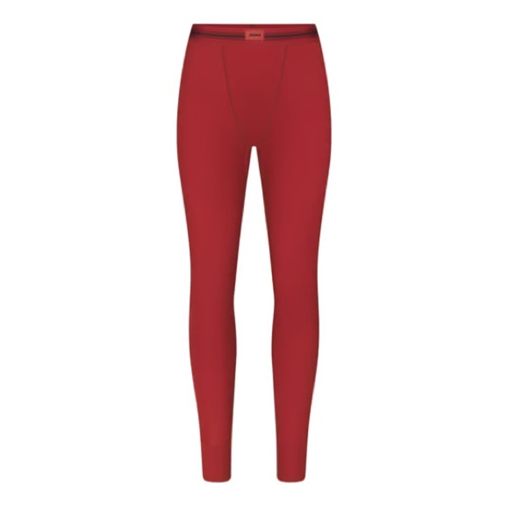 SKIMS COTTON RIB LEGGING BRICK S / NWOT